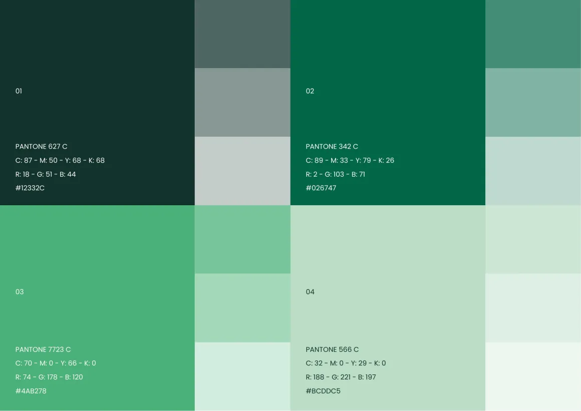 Garden Sporting Center — Centro sportivo di Rimini: la palette del marchio
