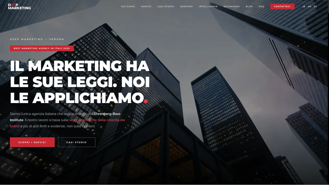 Deep Marketing - Casa nostra: trilingue, oltre 350 pagine in sitemap